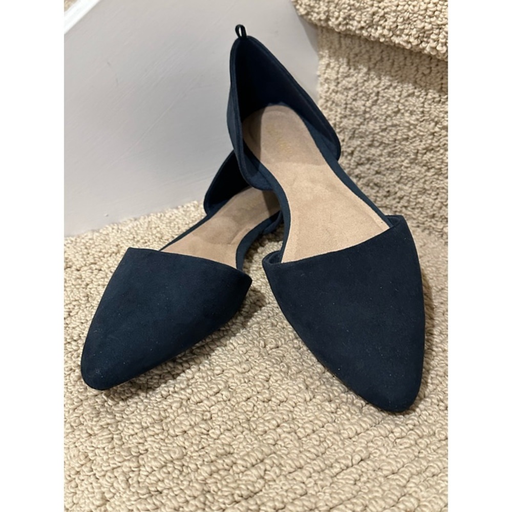 🌼🪻Suoer cute NWOT dark blue, teal colored Old Navy flats. Great deal! 🥿